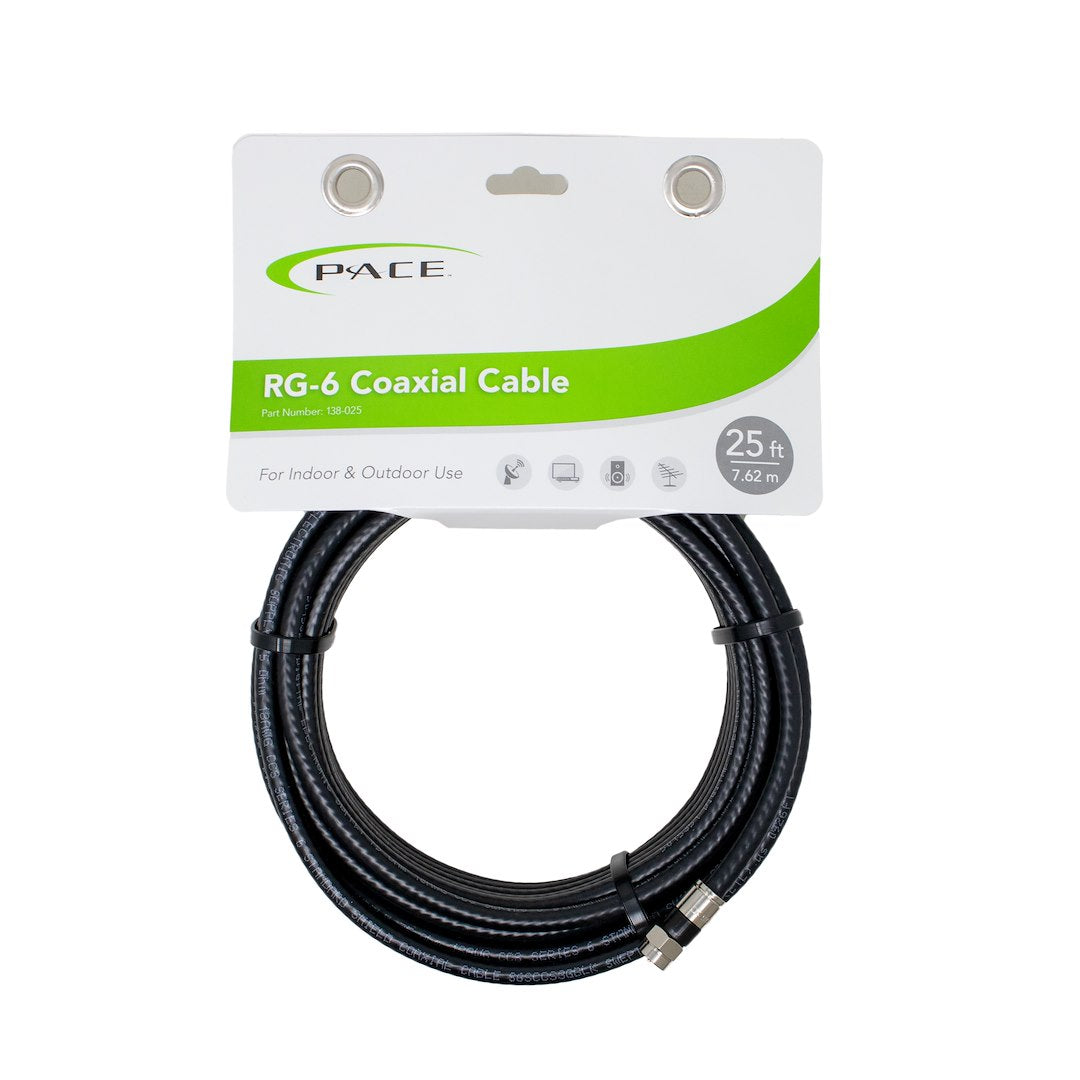 PACE INT'L Pace International Coaxial Cable (138025) – Length: 25 Feet