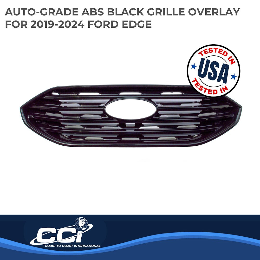 Coast To Coast GI498BLK Edge Black Bar Grille Overlay - image 2