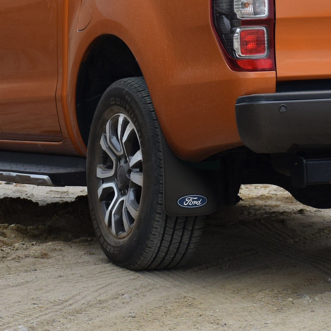 Plasticolor 000488R01 Easy-Fit Ford Mud Flaps, Set of 2