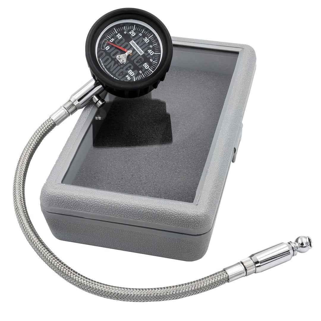 AutoMeter 2160-09000 Analog Tire Pressure Gauge, 0–60 PSI