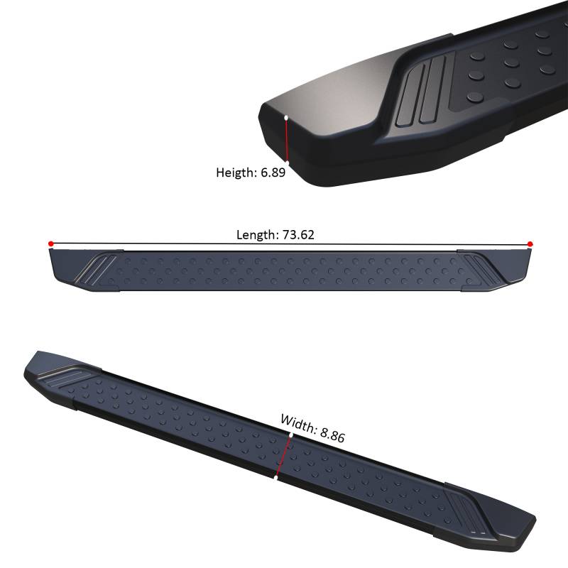 Black Horse Offroad Stnipa70 Running Board - image 8