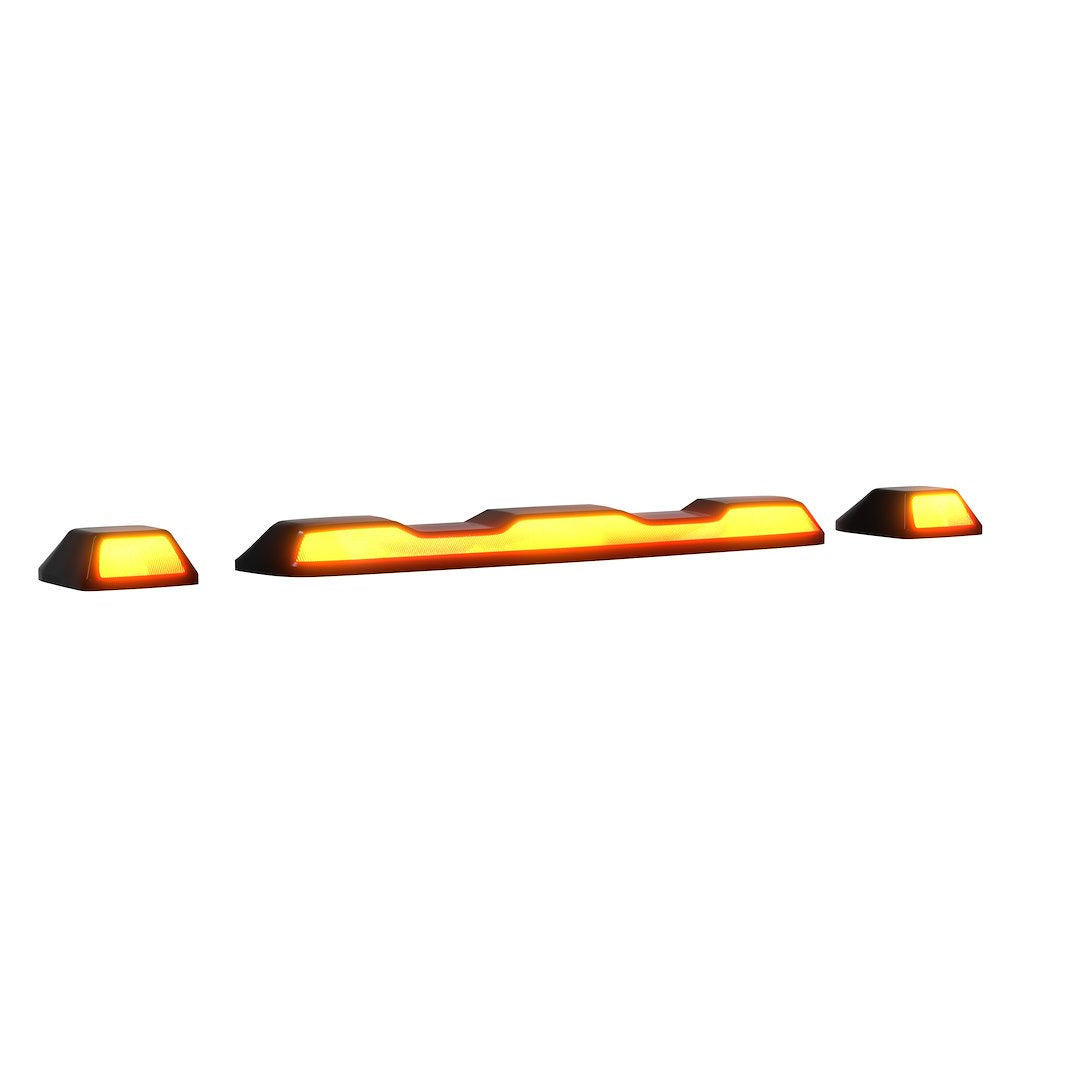 Recon 264158xbk Smoked Cab Lights for Chevy 2500/3500