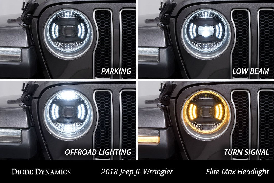 Diode Dynamics DD5165 Elite Max LED Projector Headlight Pair