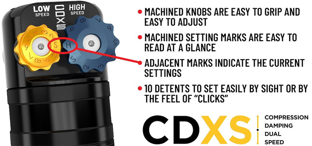 Icon Vehicle Dynamics 57840XP V.S. 2.5 Aluminum CDXS Shock