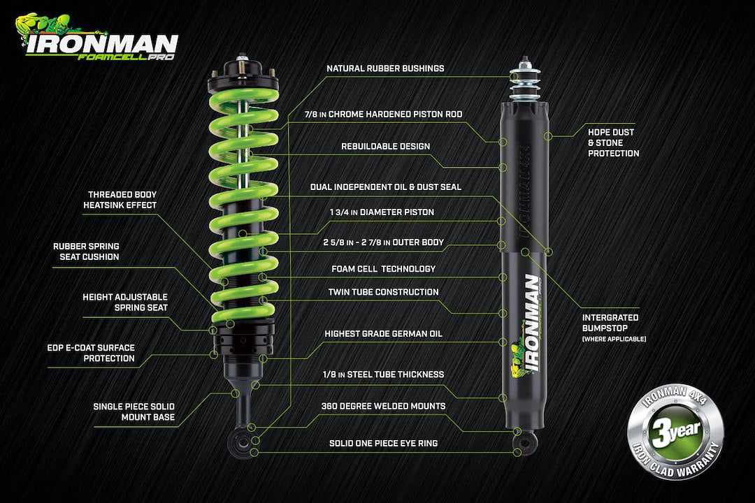 Ironman 4x4 45003FE Foam Cell Pro Rear Shock