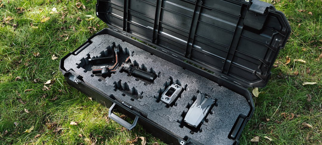 Decked A0031-MANF-BLK Honcho 80 Black Organizer with Foam