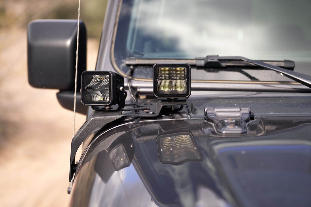 DV8 Offroad LBJL-04 Jeep JL/JT Light Mounting Bracket