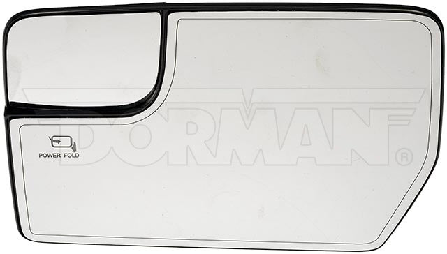 Dorman 57089 Heated Snap-On Mirror Glass, 9.56 x 6.81 Inch - image 1