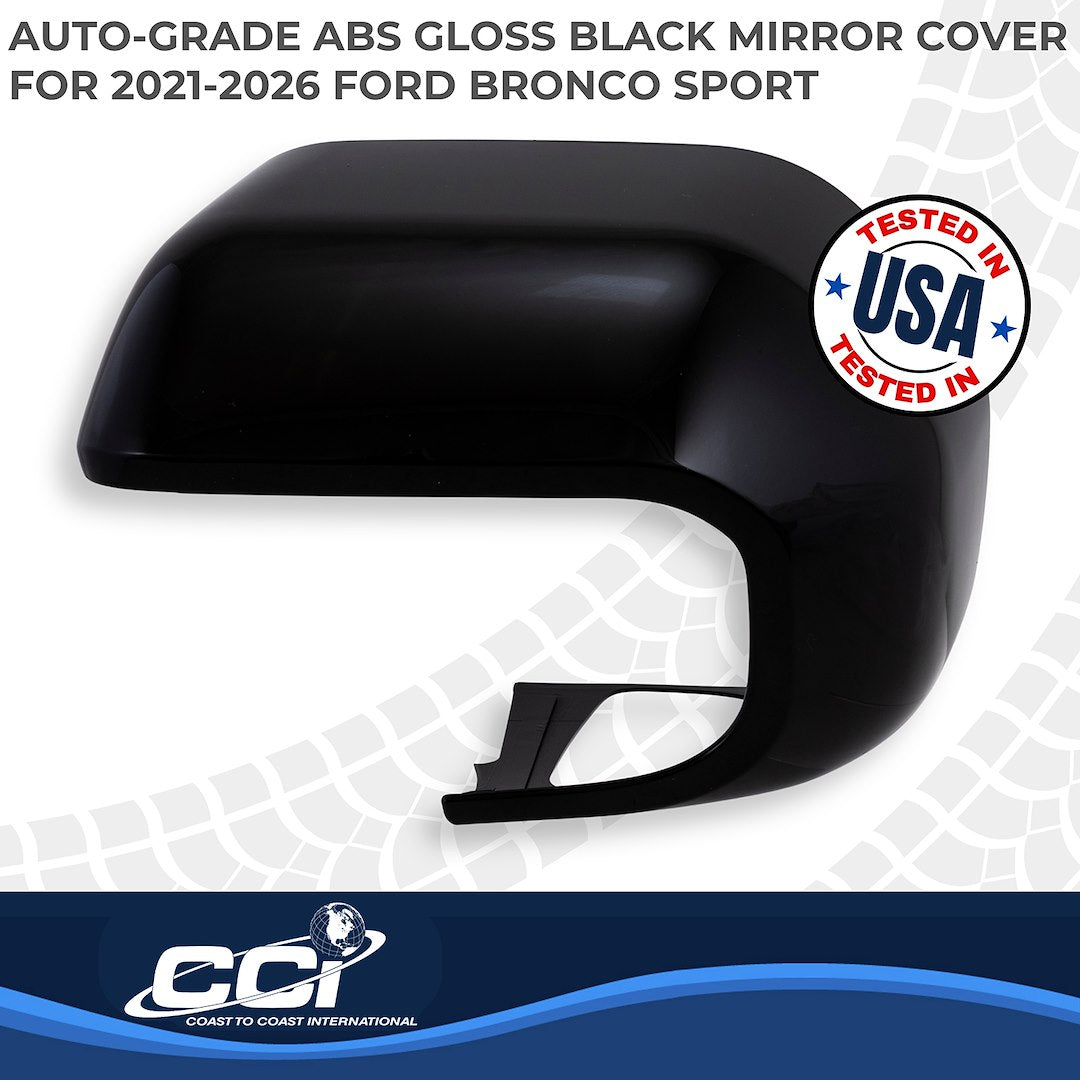 Coast To Coast MC67560BLK Gloss Black Full Mirror Cover Pair - image 3