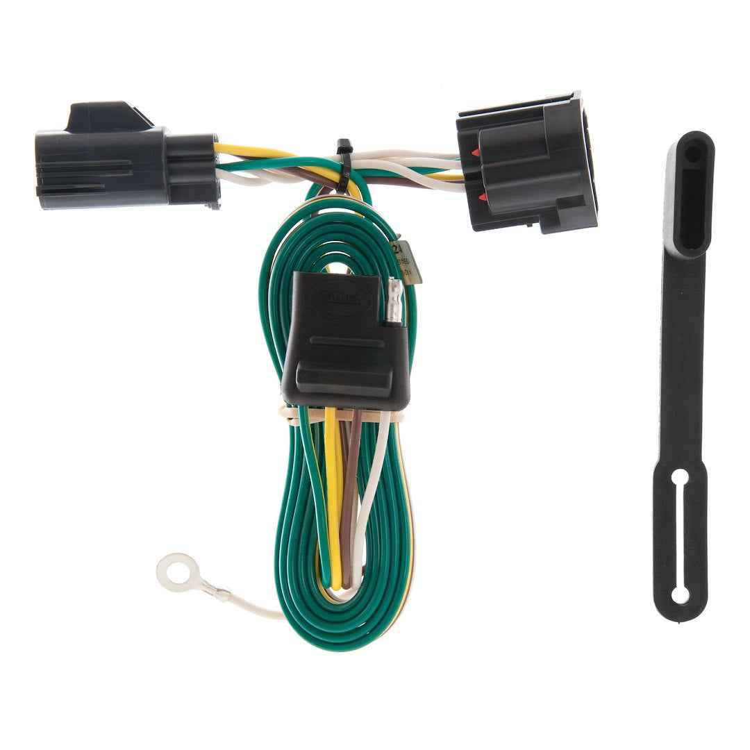 CURT 55124 Custom 4-Way Flat Wiring - Jeep Wrangler