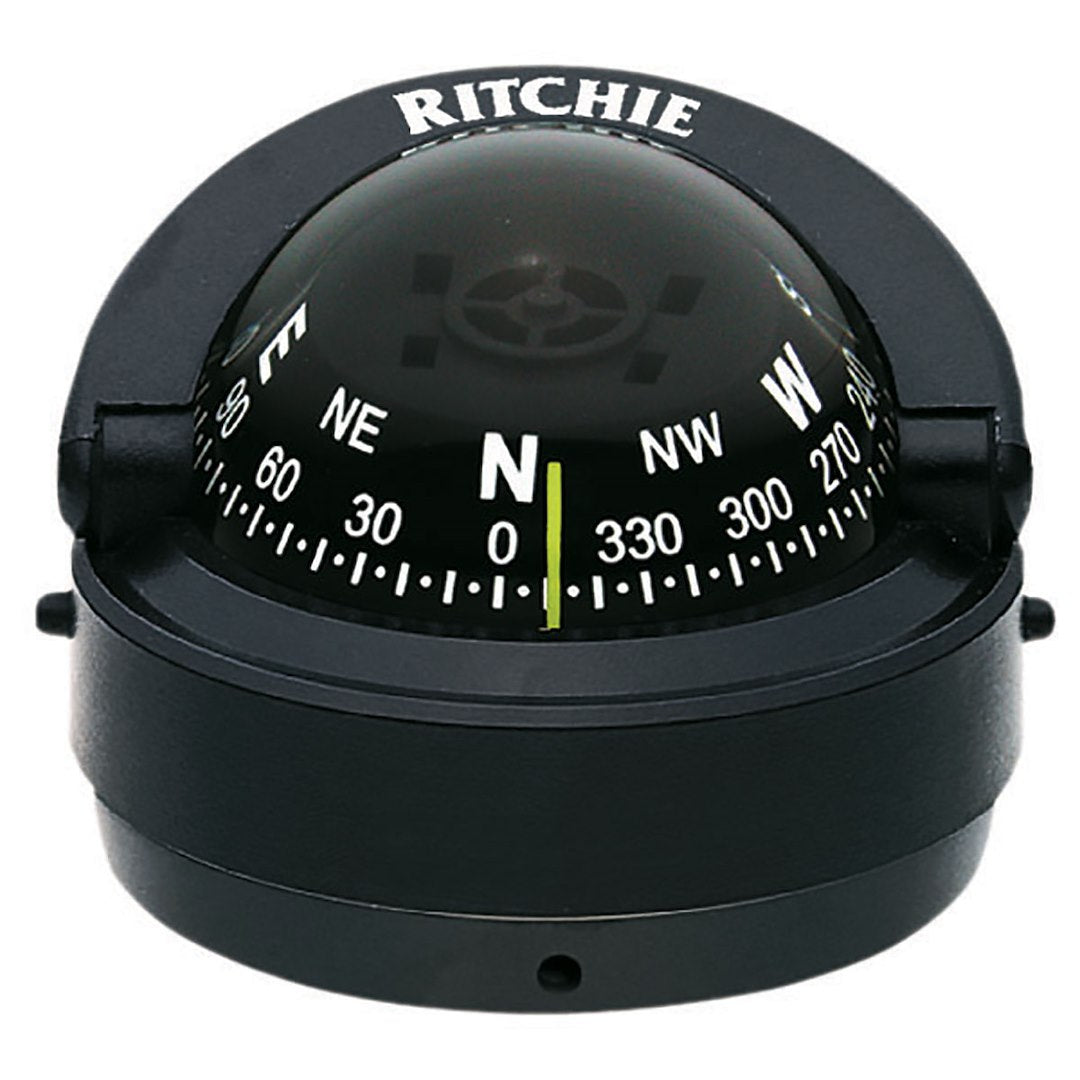 Ritchie S-53 Black Surface-Mount Compass