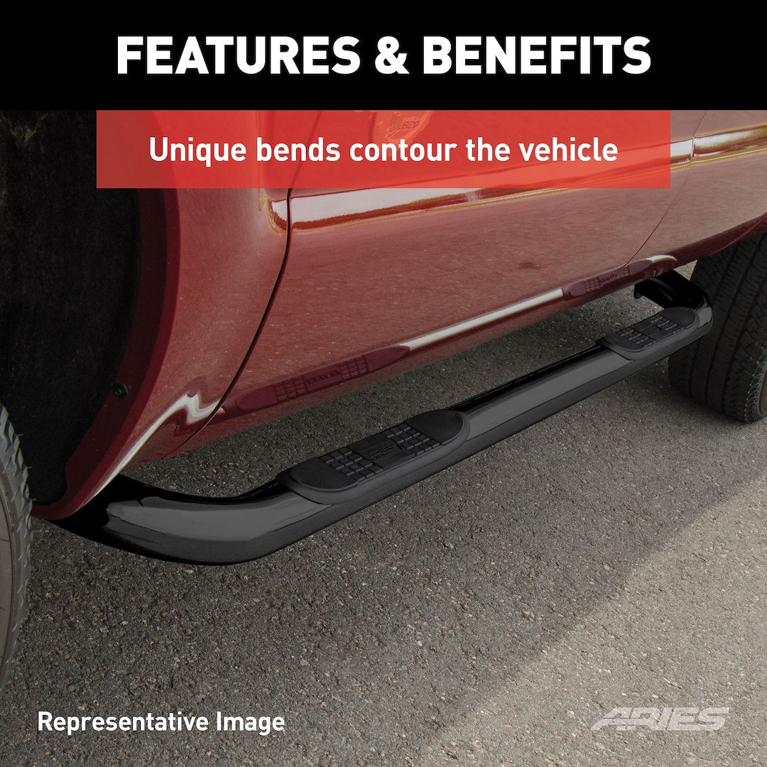 Aries With Surface Steps Round Nerf Bar 214051 - image 6