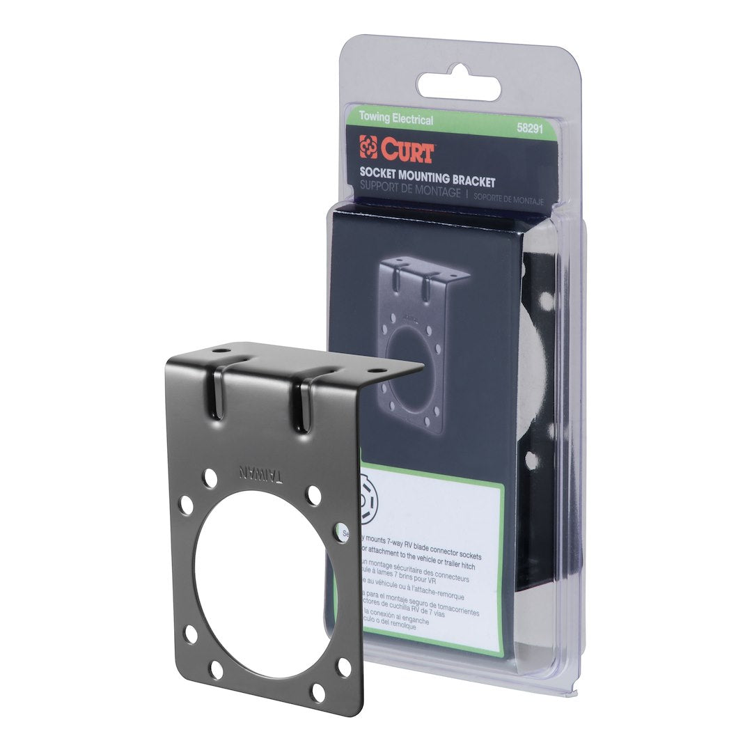 CURT Trailer Wiring Connector Mounting Bracket (58291)