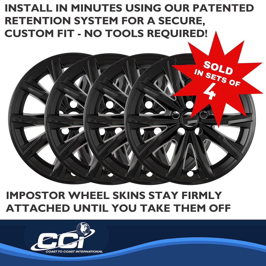Coast To Coast IMP510BLK CR-V Black 18-Inch Wheel Skin - image 5