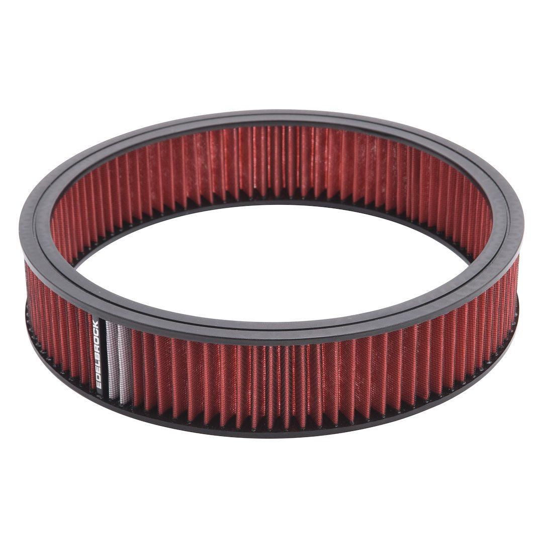 Edelbrock 43666 Pro-Flo Red Round Washable Air Filter