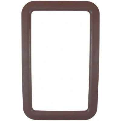Valterra A77009 Exterior RV Door Window Frame - Brown