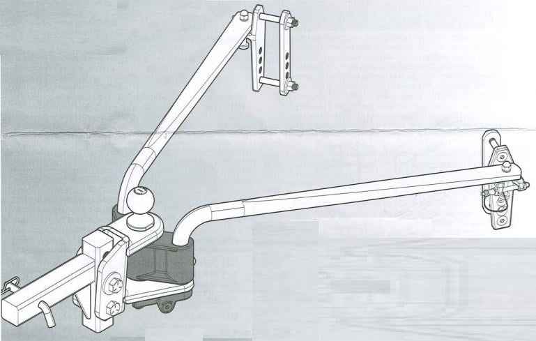 Eaz Lift 48770 Trunnion Bar Weight Distribution Hitch - 400 lb TW