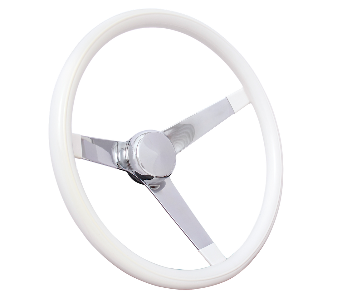 Grant Products 830w Classic White-Grip Steering Wheel
