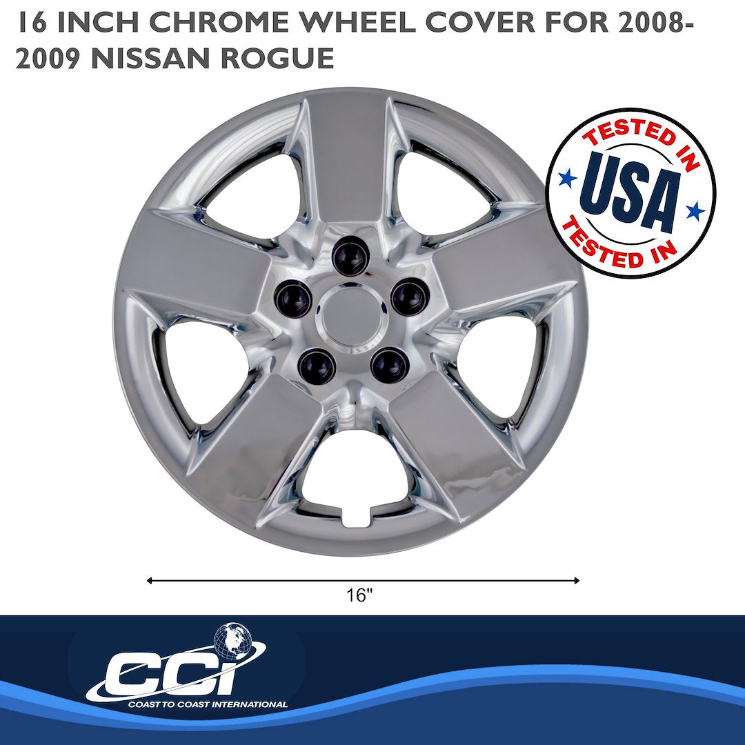 Coast To Coast 44316C Rogue 16-Inch Chrome Wheel Covers - image 2