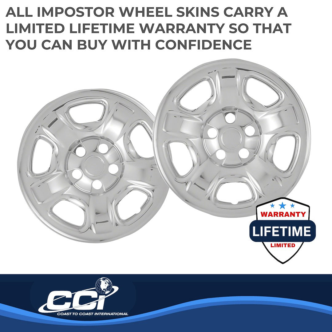 Coast To Coast IMP40X Chrome Liberty Impostor Wheel Skins - image 3