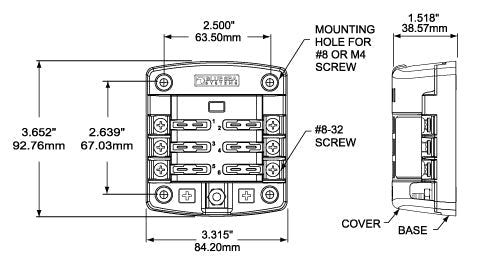 Blue Sea 5028-Bss Fuse Block - image 4