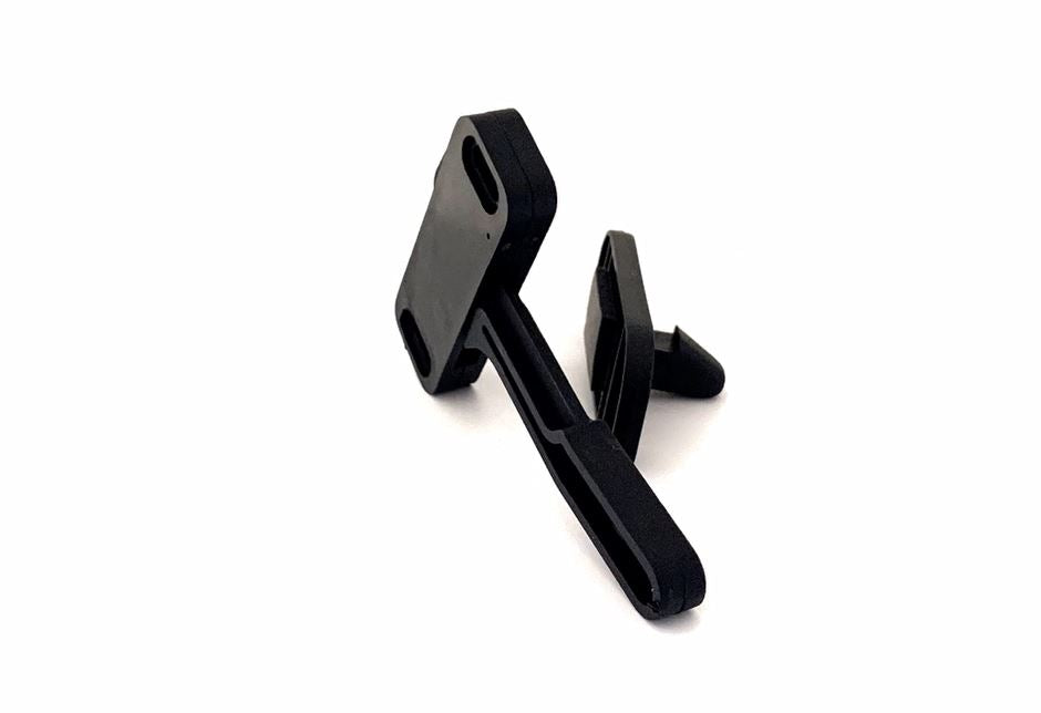 JR Products Screen Door Latch (11215) – Color: Black