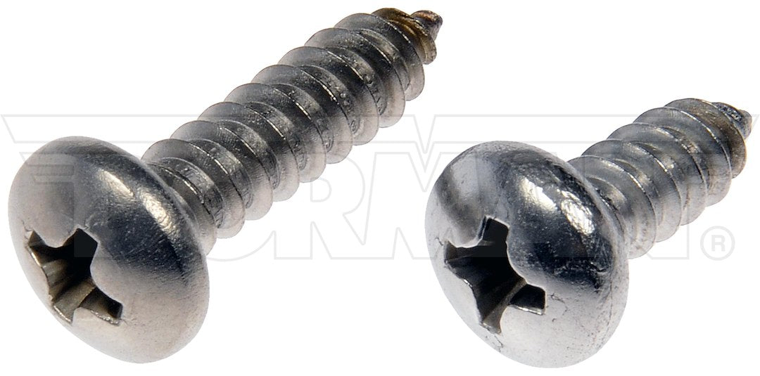 Dorman 784-105d #6 Stainless Pan-Head Screws, 12-Pack - image 1
