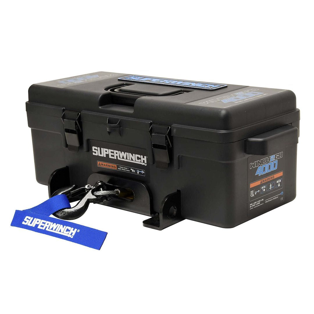 Superwinch 1140222 Winch2Go 4,000-lb Wire Rope Winch