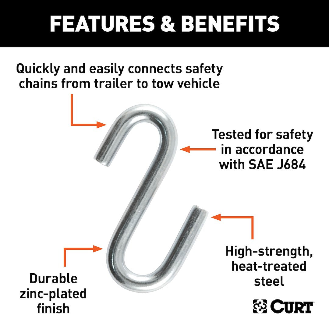 CURT Trailer Safety Chain Hook (81260)