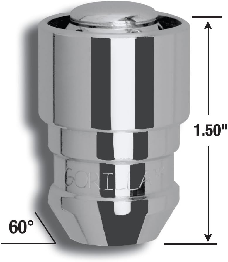 Gorilla 61631 Guard Lock Wheel Locks, 12 mm x 1.50