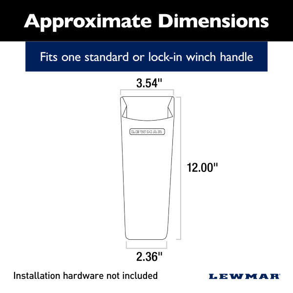 Lewmar 29140020 Sailboat Winch Handle Holder - image 2