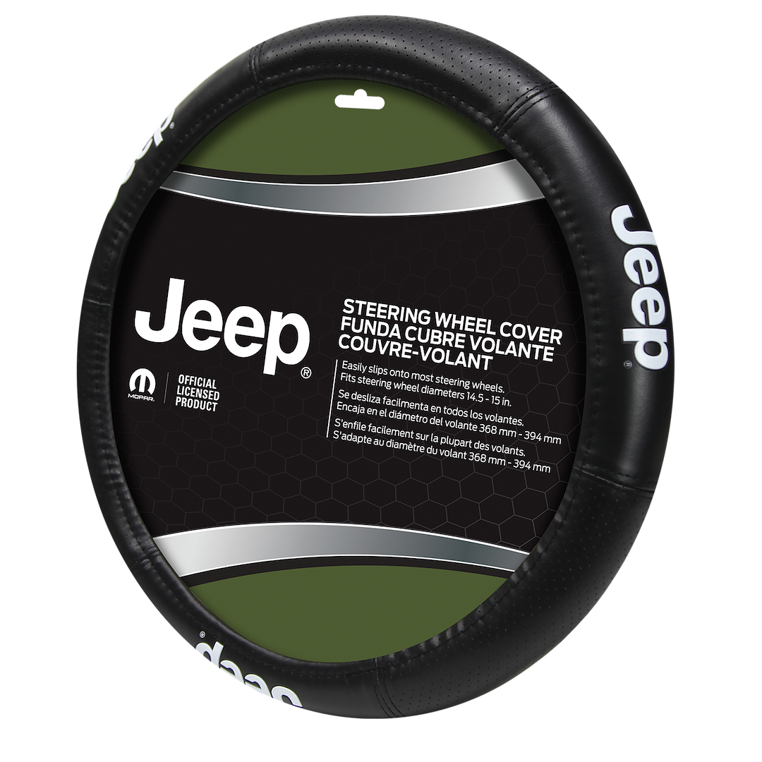 Plasticolor 006729R01 Jeep Elite Speed Grip Steering Wheel Cover