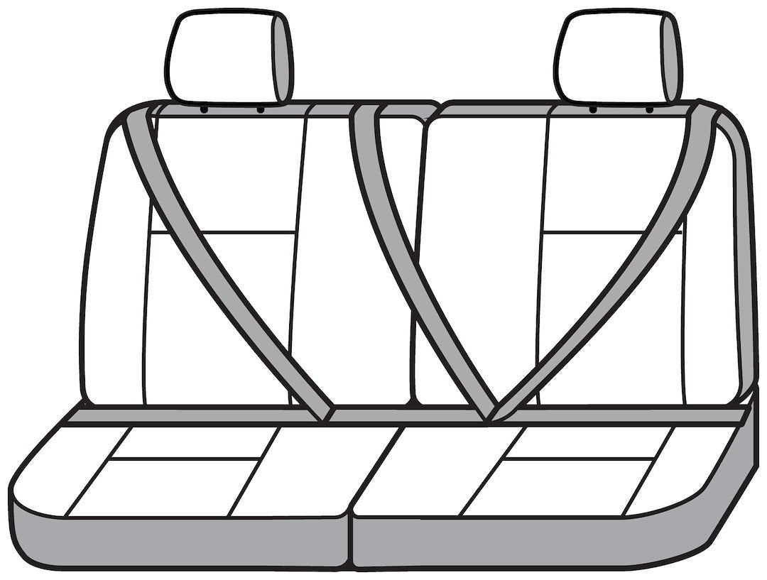 Covercraft SS8369PCCH Charcoal 50/50 SeatSaver Bench Cover - image 7