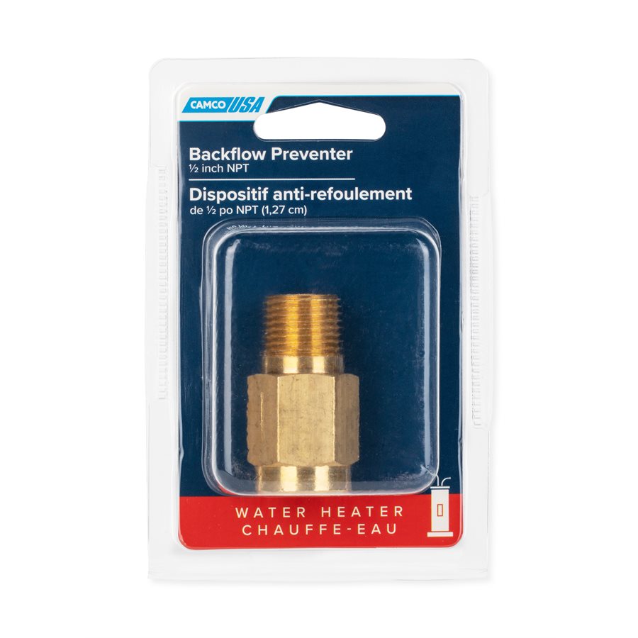 Camco Fresh Water Backflow Preventer (23303) – End Size1: 1/2 Inch