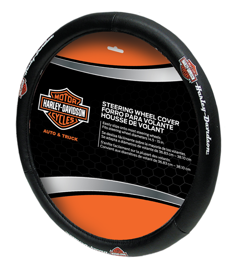Plasticolor 006393 Harley-Davidson Speed Grip Steering Wheel Cover