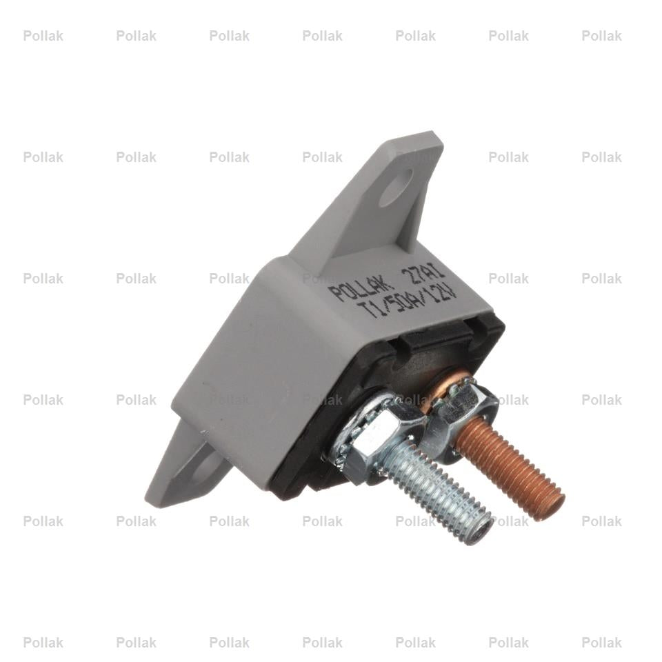 Pollak Type I 12 Volt 50 Amp Circuit Breaker (54250PL)