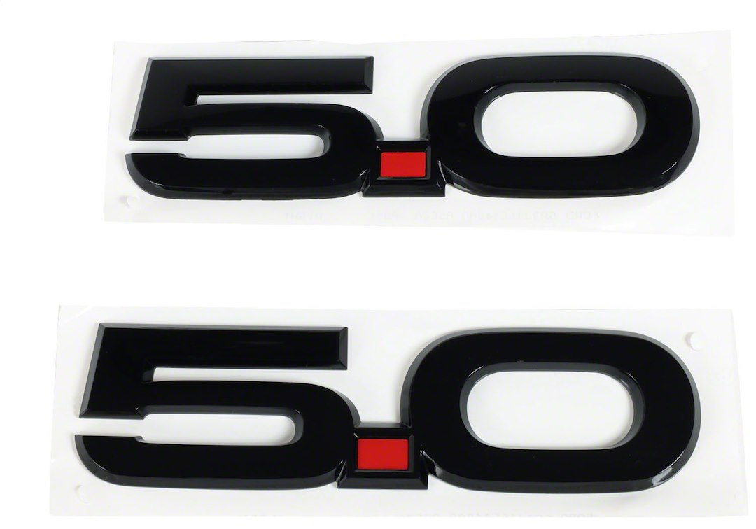 Ford Performance M-1447-M50ab Mustang 5.0L Fender Emblem