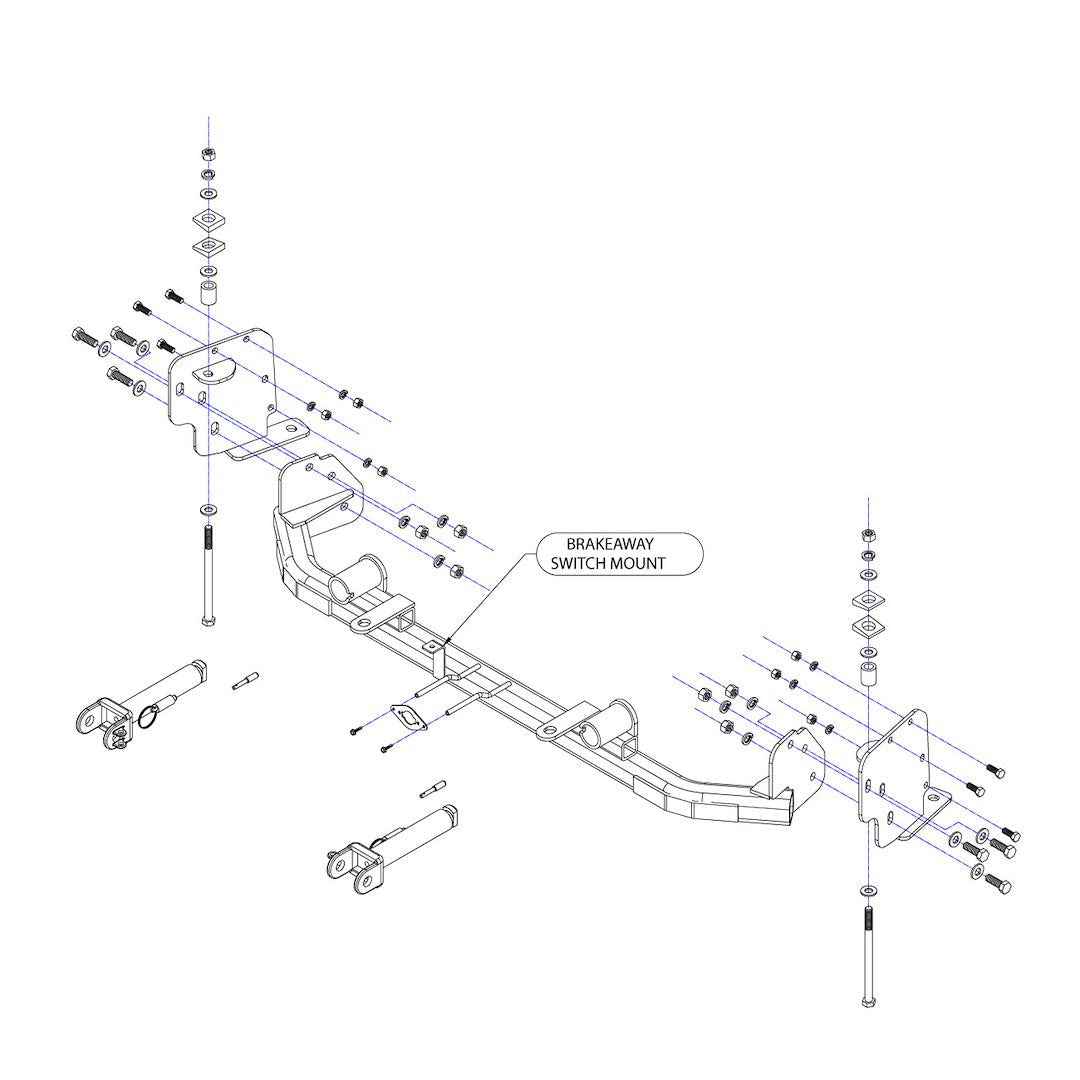Roadmaster 523193-5 Vehicle Baseplate for Chevrolet Equinox 2018–2019
