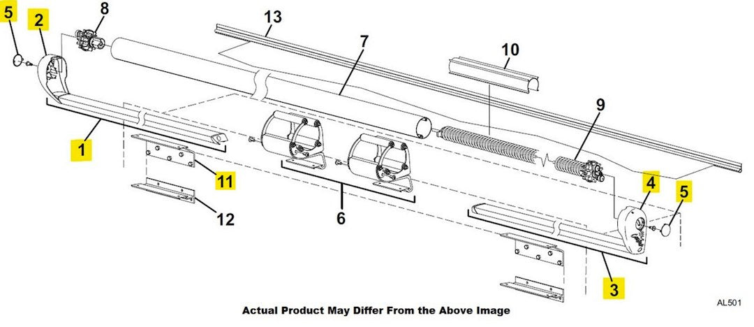 Carefree Rv Kg25t15 Awning Mounting Kit