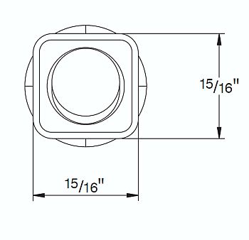 Hella H61922001 On-Off Rocker Switch with Amber LED