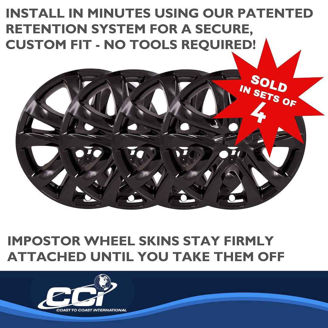 Coast To Coast IMP472BLK Mazda6 Black 19-Inch Wheel Skins