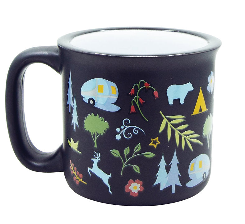 Camp Casual Mug (Cc004blk) – Capacity: 15 Ounce