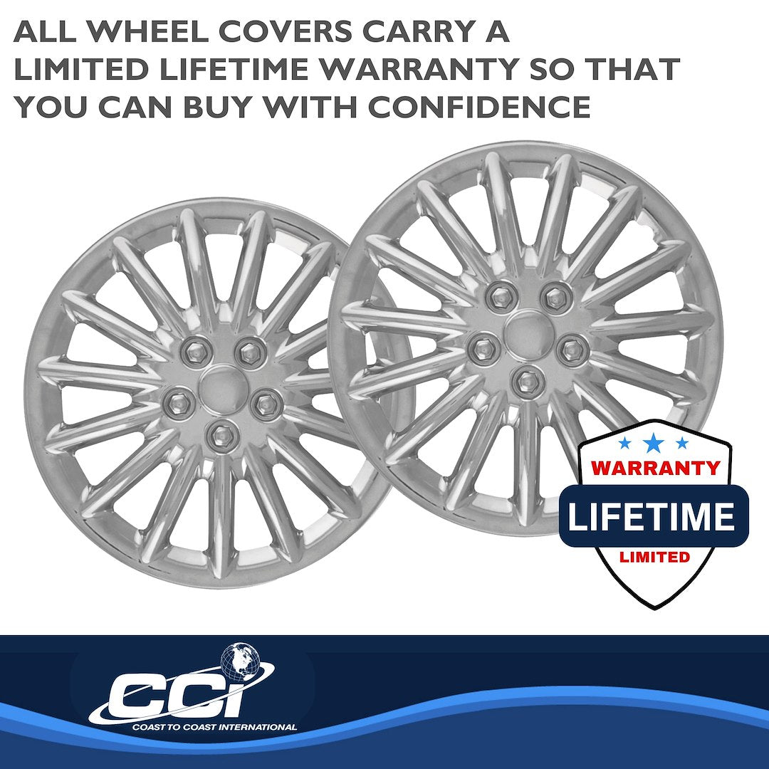 Coast To Coast 18815C 15-Inch Chrome 15-Spoke Covers - image 3