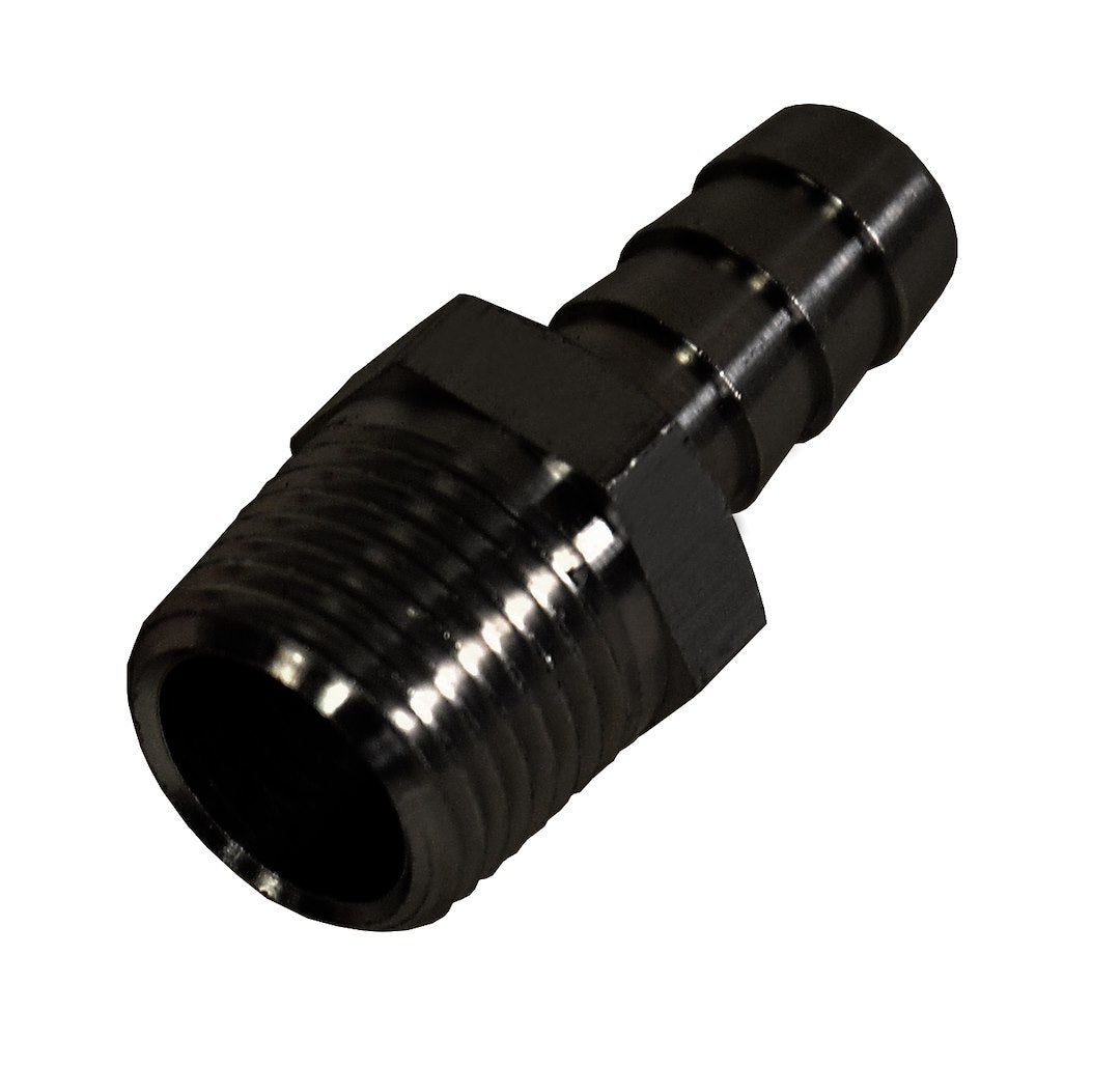 Derale 98101 Straight 3/8 NPT Male-to-Hose-Barb Adapter - image 1