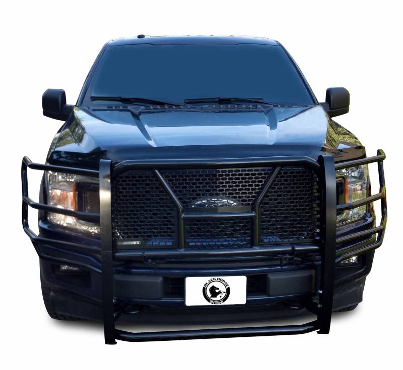 Black Horse Offroad Rugged Series Steel Grille Guard RU-FOF115-B - image 1