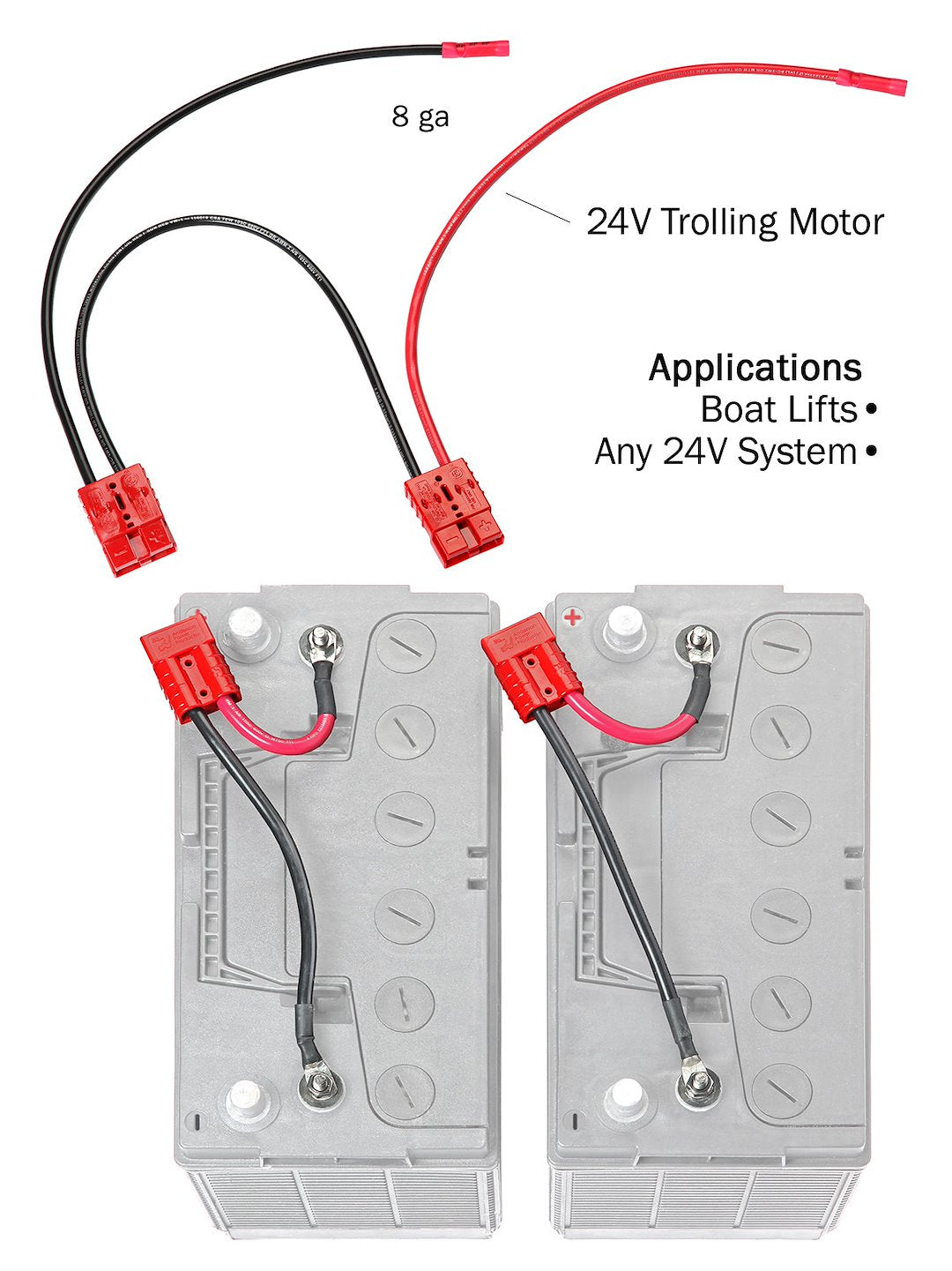 Connect-Ease RCE24VBK 50-Amp 24V Series Motor Harness - image 2