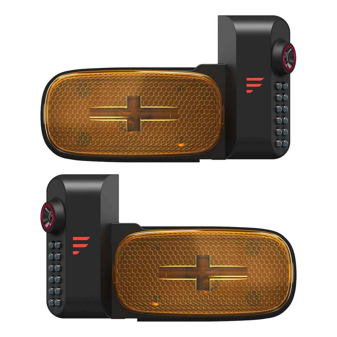 Furrion 2021124443 Vision S+ Side Camera Pair - 1080p, Amber LEDs