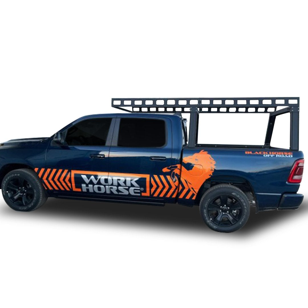 Black Horse Offroad Work Horse™ 28 Inch 1200 Pound Static/ 500 Pound Dynamic Ladder Rack CSFRHD55B - image 1