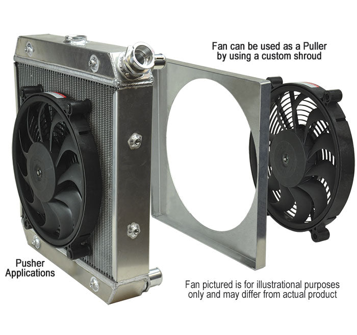 Derale 16925 12-Inch 2000-CFM Pusher Cooling Fan - image 3