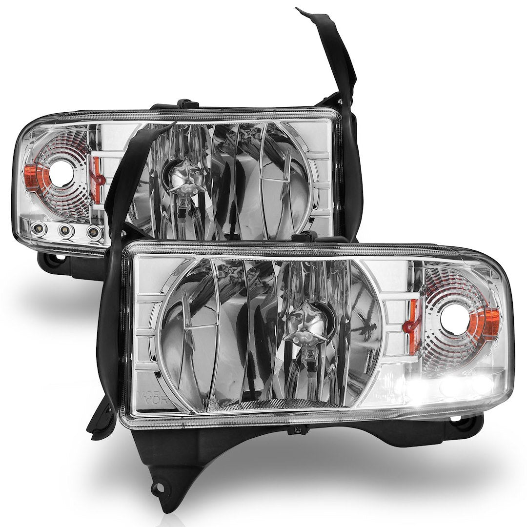 ANZO USA Crystal Reflector Beam Halogen Sealed Beam Headlight Assembly 111206 - image 4